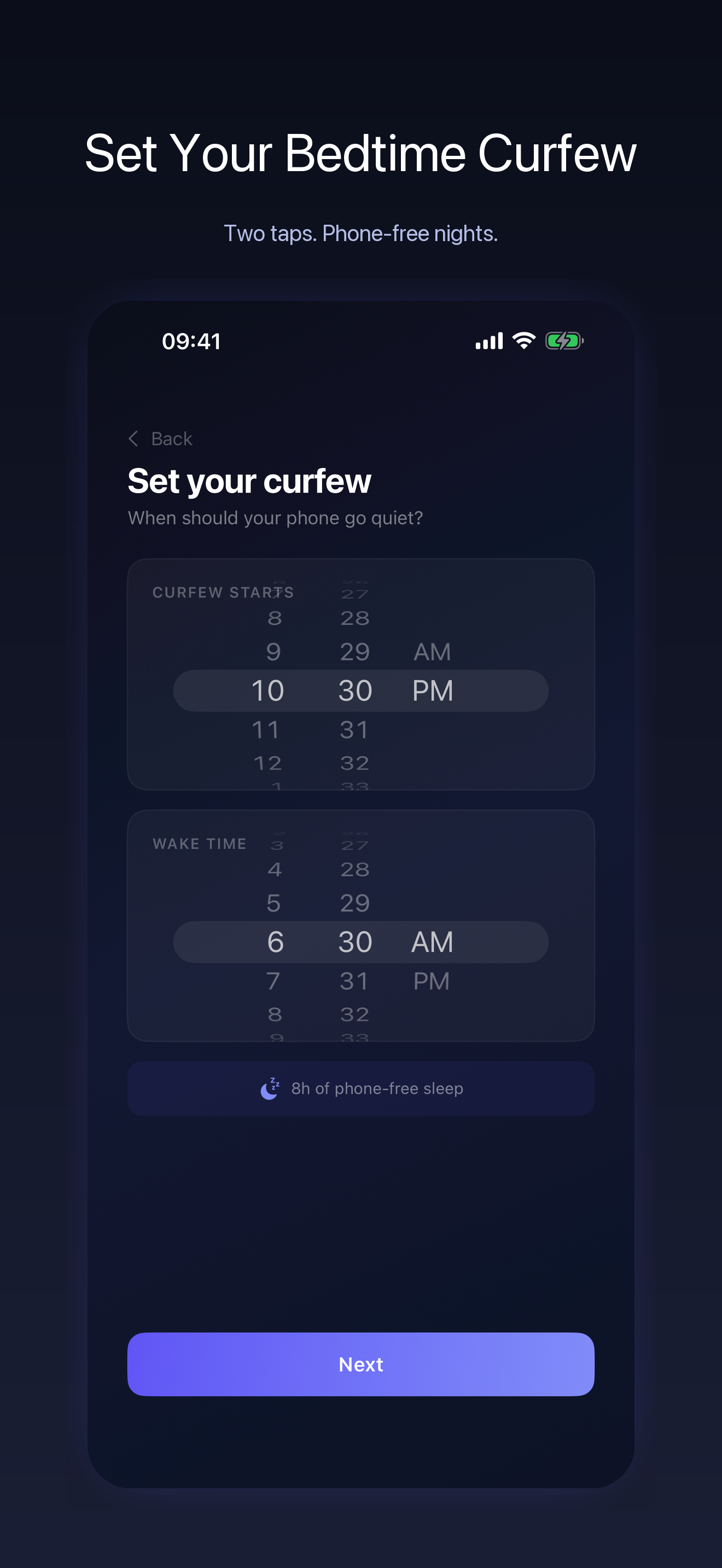 PhoneCurfew screenshot 2